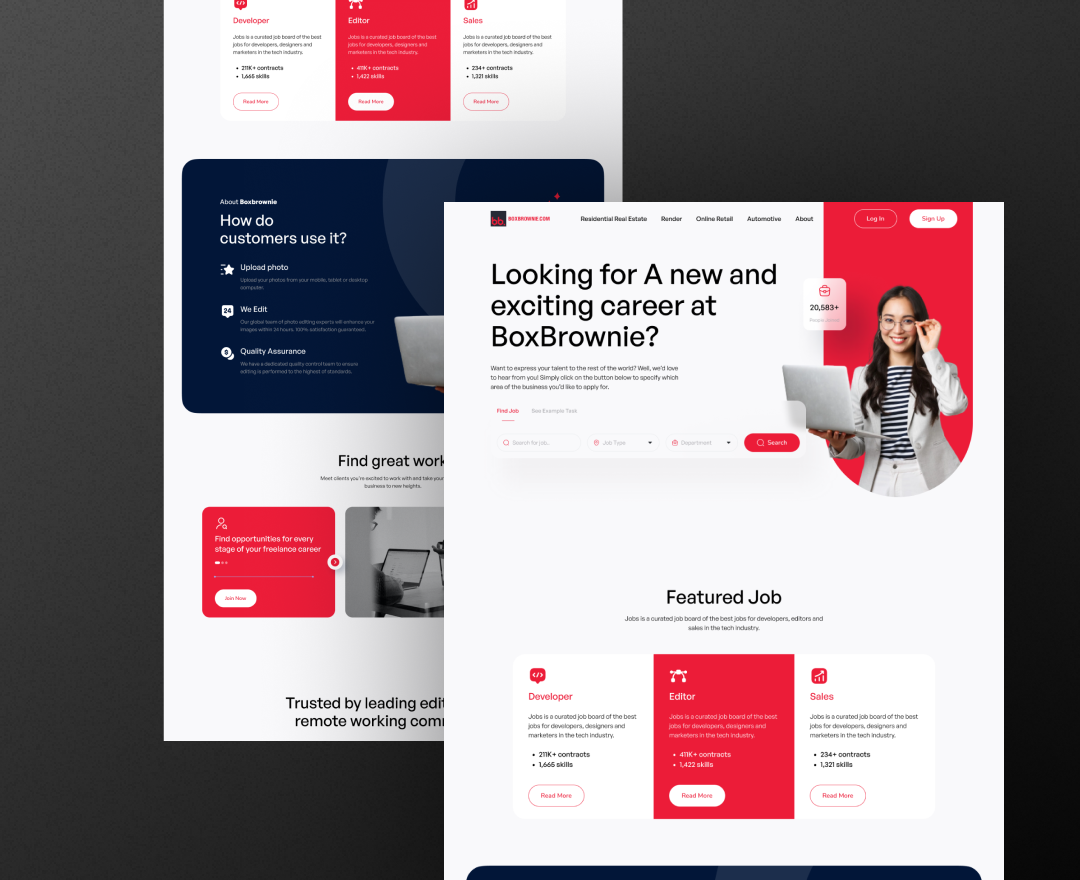 Career landing page 
